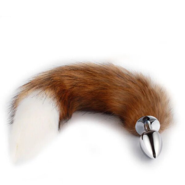 2Pcs Butt Plugs Fox Tail with Plush Ears Sex Toys For Women SM Cosplay Long Tail Smooth Anal Plug Erotic Sexual Toys for Couples - Image 5