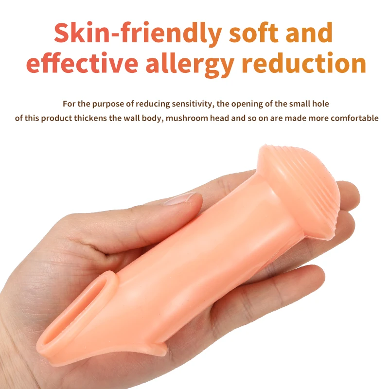Silicone Penis Ring Delay Ejaculation Super Small Chastity Cage with Anti-off Ring Cock Sleeve Ball Stretcher Bdsm Male Sex Toys
