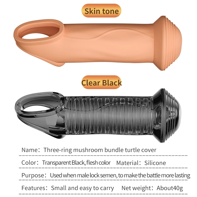 Silicone Penis Ring Delay Ejaculation Super Small Chastity Cage with Anti-off Ring Cock Sleeve Ball Stretcher Bdsm Male Sex Toys