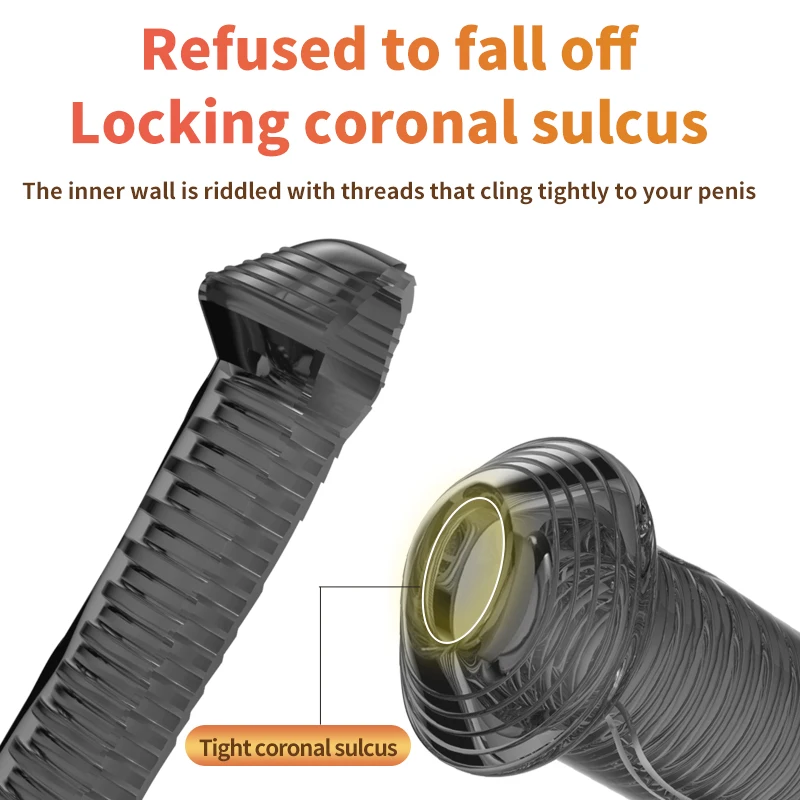 Silicone Penis Ring Delay Ejaculation Super Small Chastity Cage with Anti-off Ring Cock Sleeve Ball Stretcher Bdsm Male Sex Toys