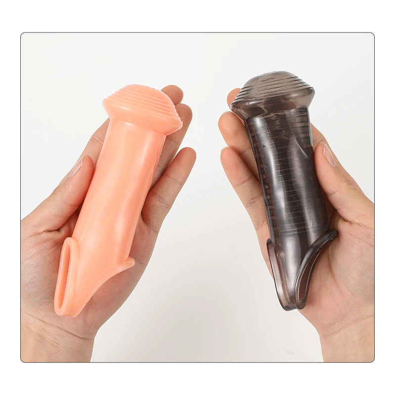 Silicone Penis Ring Delay Ejaculation Super Small Chastity Cage with Anti-off Ring Cock Sleeve Ball Stretcher Bdsm Male Sex Toys