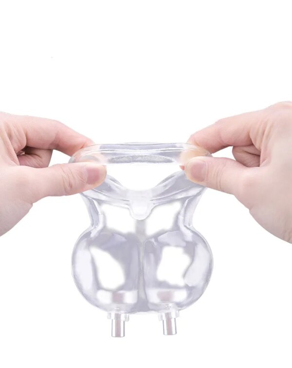 Electric Chastity Cage,Testicle Electrostimulation Penis Extender,BDSM Electro Sex for Men,E-stim Cockring,Electro Shock Scrotum - Image 4