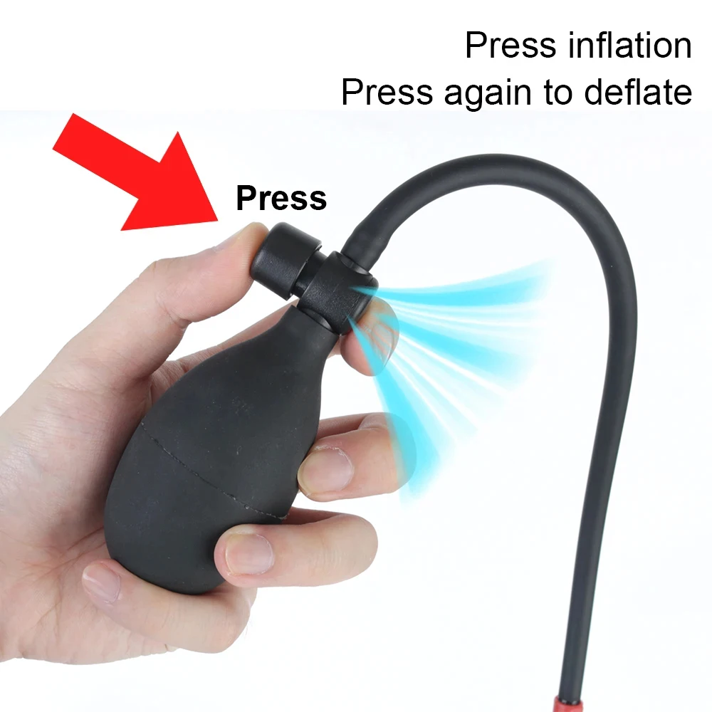 Inflatable Anal Plug Dildo Vagina Anus Dilator Expandable Butt Plugs Bdsm Adult Game Sex Toy for Women Men Gay Prostate Massager